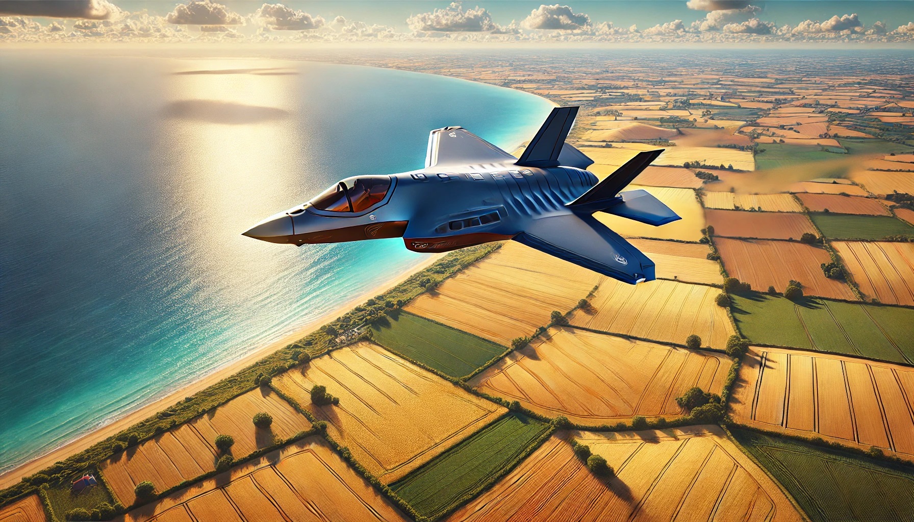 Picture of F-35 over Ukraine. Generated by AI ChatGPT.